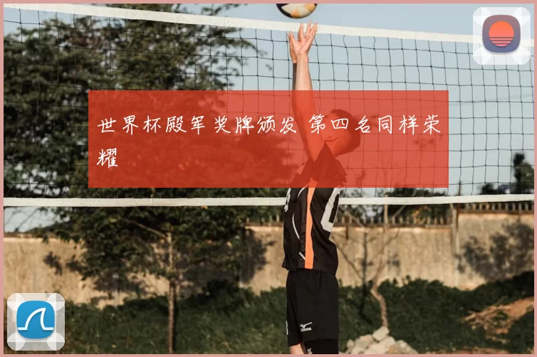 世界杯殿军奖牌颁发 第四名同样荣耀