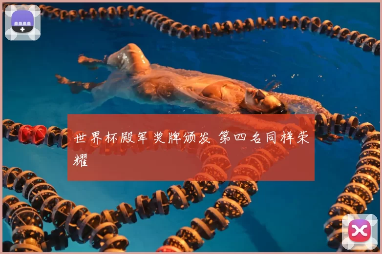 世界杯殿军奖牌颁发 第四名同样荣耀