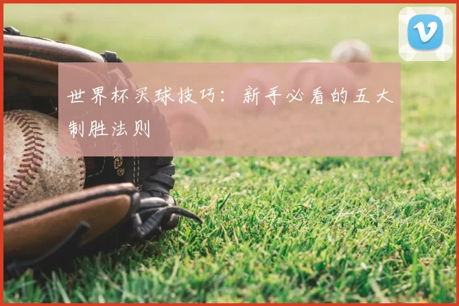 世界杯买球技巧：新手必看的五大制胜法则