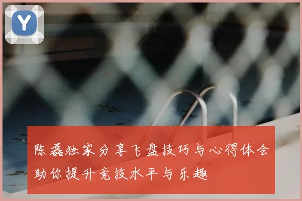 陈磊独家分享飞盘技巧与心得体会助你提升竞技水平与乐趣