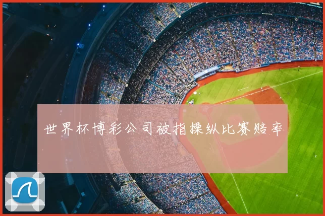 世界杯博彩公司被指操纵比赛赔率